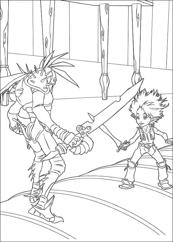 ぬりえページ: Arthurとthe Minimoys (アニメーション映画) #199661 - 無料の印刷可能なぬりえページ