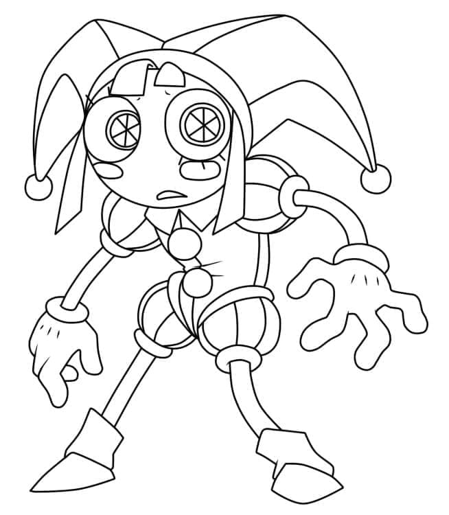 ぬりえページ: The Amazing Digital Circus (アニメーション映画) #213693 - 無料の印刷可能なぬりえページ