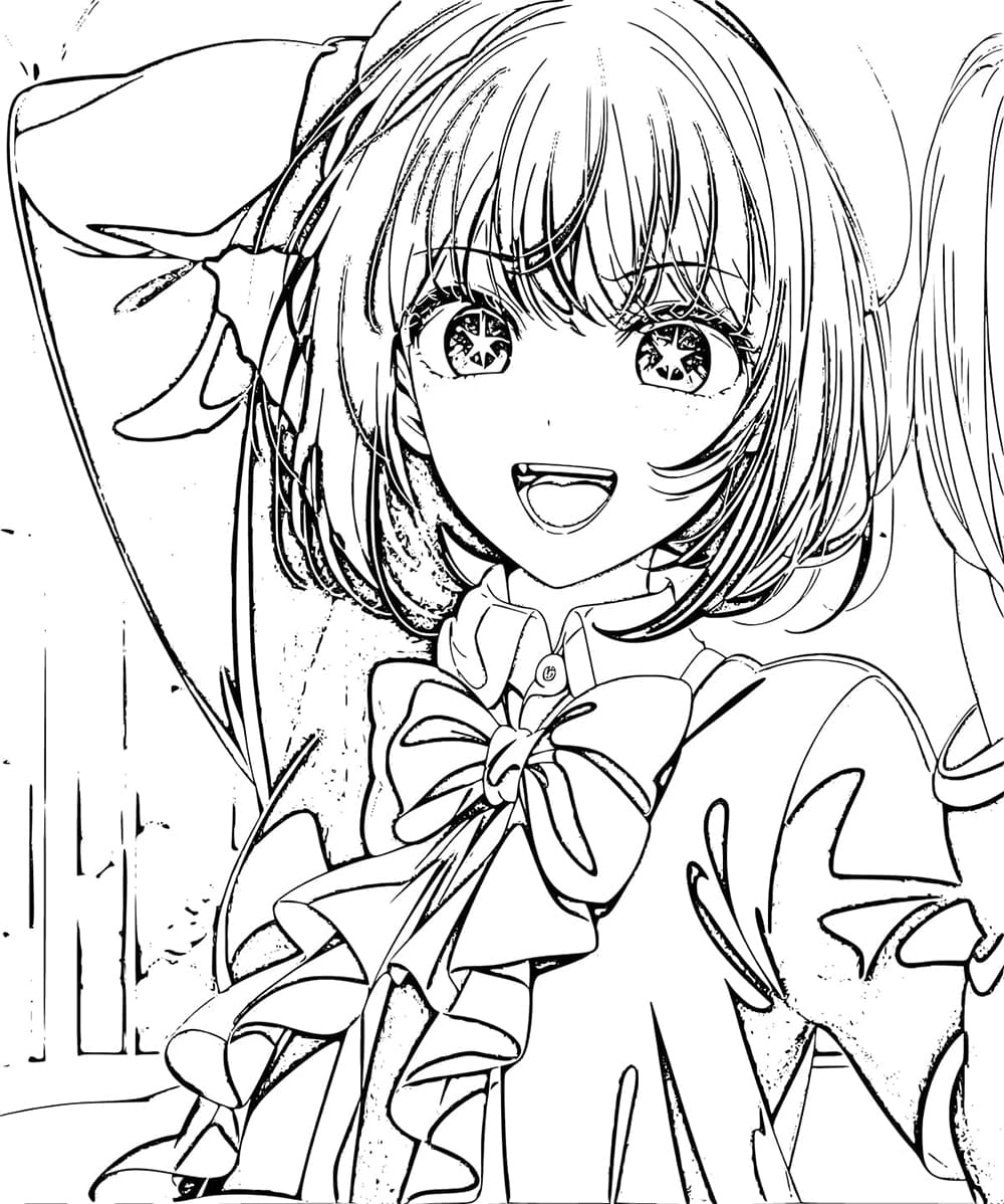 ぬりえページ: 推しの子 (アニメとマンガ) #217550 - 無料の印刷可能なぬりえページ