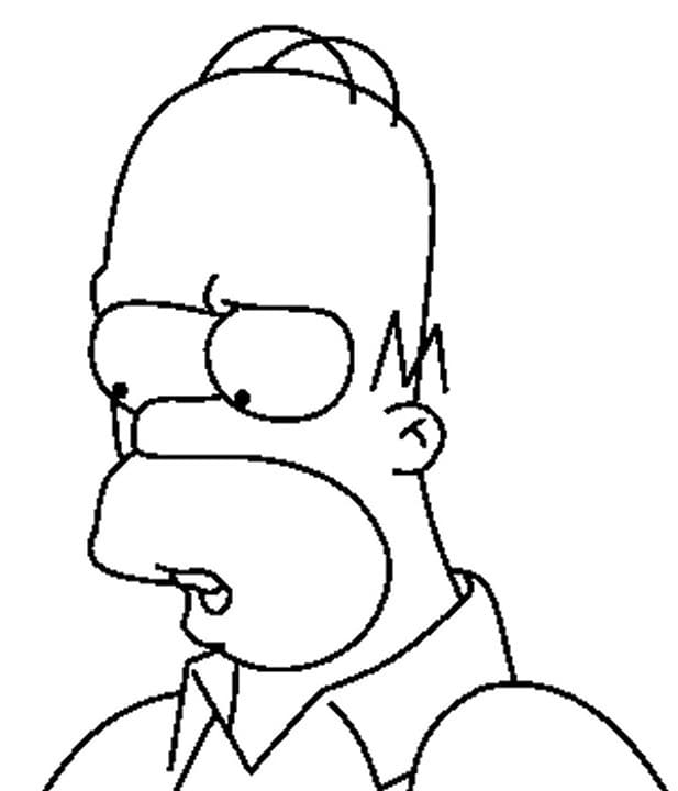 ぬりえページ: Homer Simpson (アニメキャラクター) #188194 - 無料の印刷可能なぬりえページ