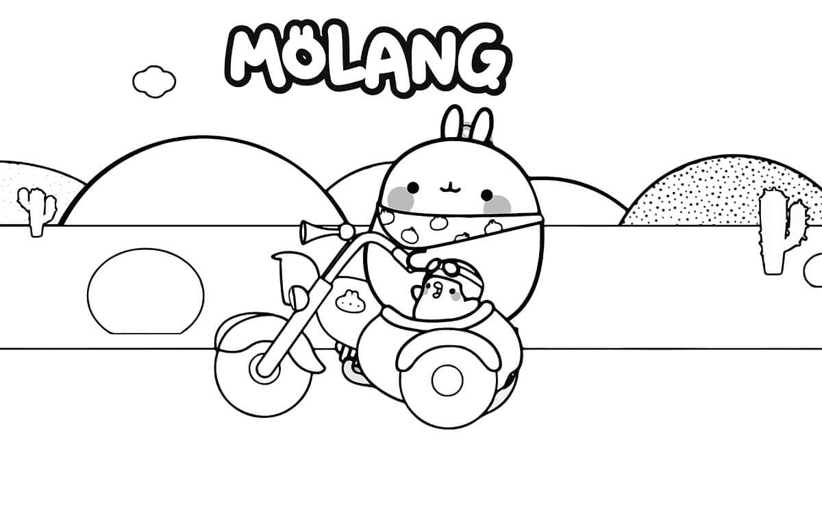 ぬりえページ: Molang (アニメキャラクター) #209177 - 無料の印刷可能なぬりえページ