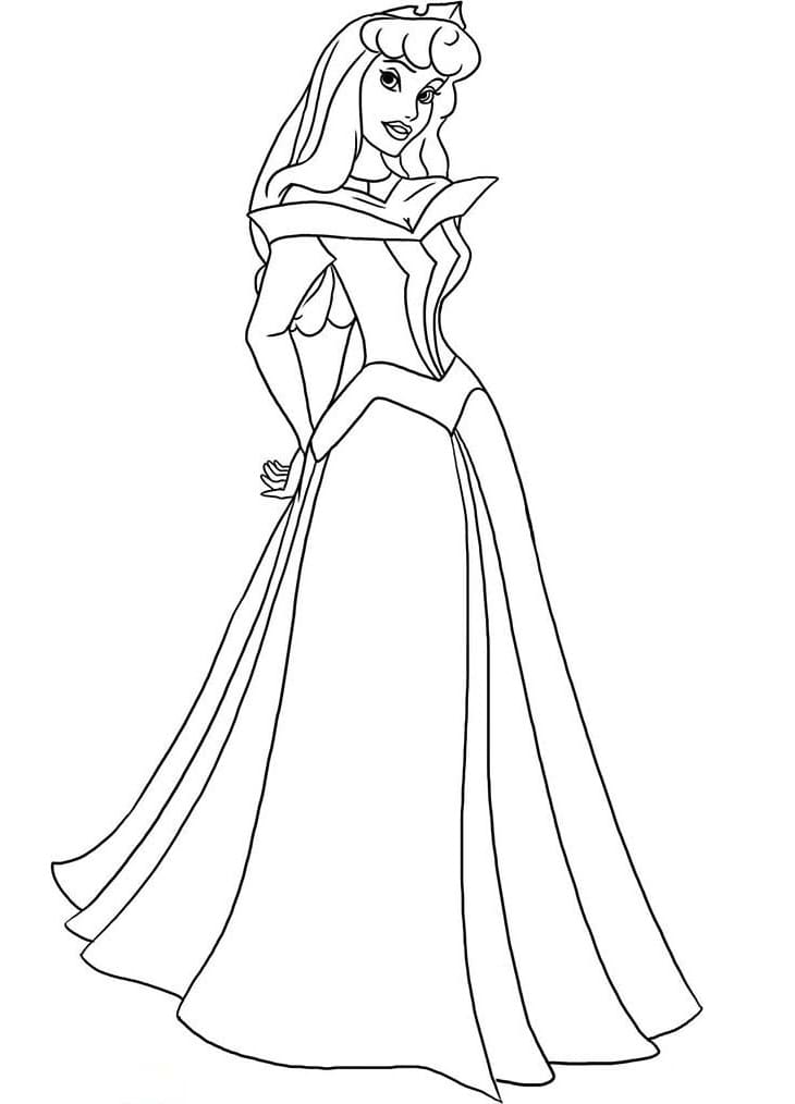 ぬりえページ: Princess Aurora (アニメキャラクター) #181920 - 無料の印刷可能なぬりえページ