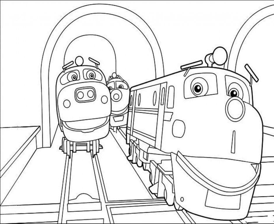 ぬりえページ: Chuggington (アニメとアニメーション番組) #206829 - 無料の印刷可能なぬりえページ