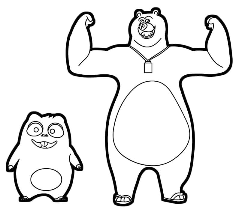 ぬりえページ: Grizzyとthe Lemmings (アニメとアニメーション番組) #182440 - 無料の印刷可能なぬりえページ