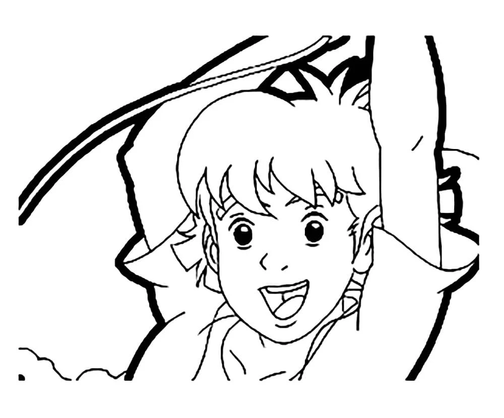 笑顔のエステバン のぬりえ