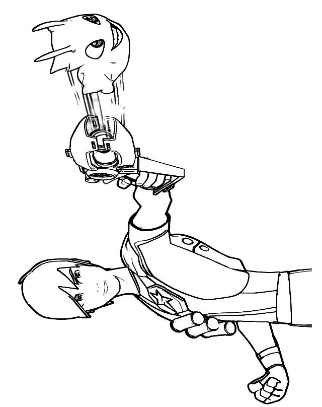 ぬりえページ: Slugterra (アニメとアニメーション番組) #43049 - 無料の印刷可能なぬりえページ