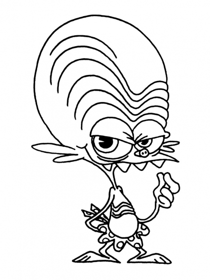 ぬりえページ: スペース・グーフィーズ (アニメとアニメーション番組) #34477 - 無料の印刷可能なぬりえページ