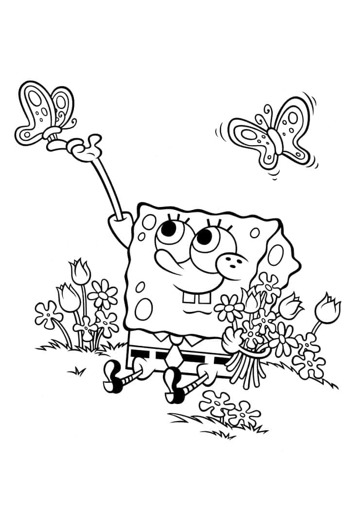 ぬりえページ: SpongeBob SquarePants (アニメとアニメーション番組) #195116 - 無料の印刷可能なぬりえページ