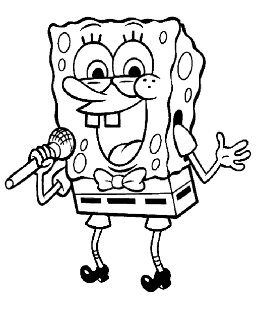 ぬりえページ: SquareBob SquarePants (アニメとアニメーション番組) #33499 - 無料の印刷可能なぬりえページ