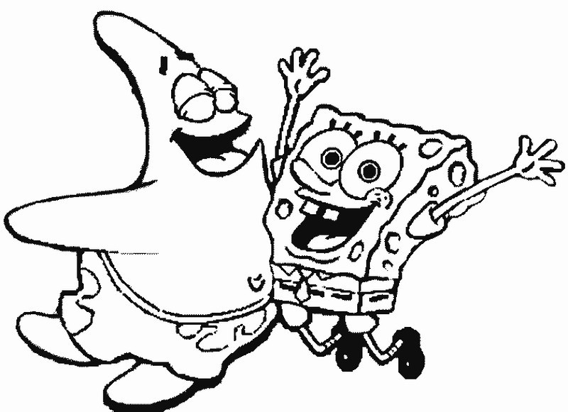 ぬりえページ: SquareBob SquarePants (アニメとアニメーション番組) #33641 - 無料の印刷可能なぬりえページ