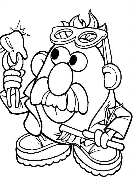 ぬりえページ: Toy Story: Mister Potato Head (アニメとアニメーション番組) #205244 - 無料の印刷可能なぬりえページ