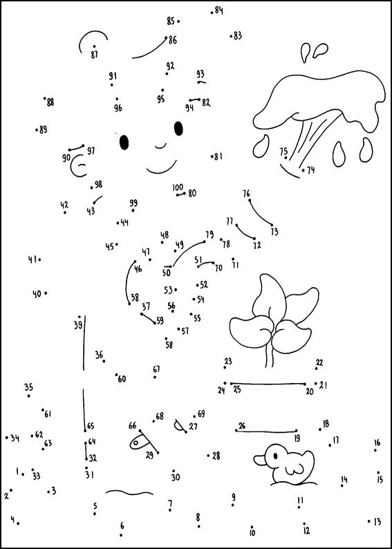 ぬりえページ: ポイント・トゥ・ポイント塗り絵 (数字で塗り絵) #125868 - 無料の印刷可能なぬりえページ