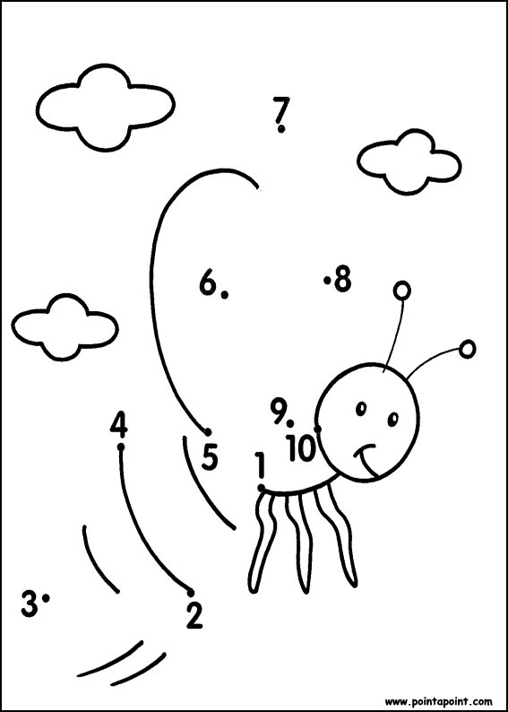 ぬりえページ: ポイント・トゥ・ポイント塗り絵 (数字で塗り絵) #125919 - 無料の印刷可能なぬりえページ
