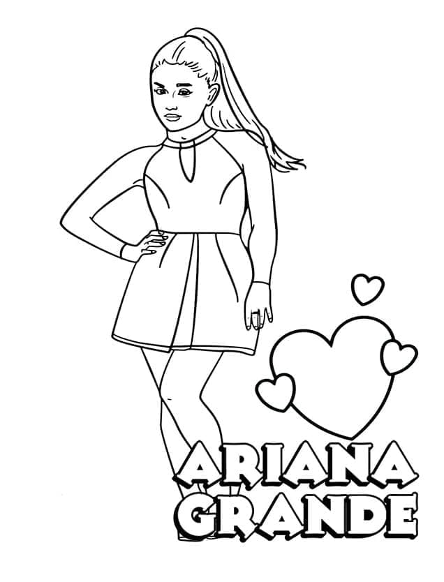 ぬりえページ: Ariana Grande (有名人) #214386 - 無料の印刷可能なぬりえページ