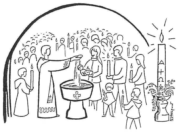 ぬりえページ: 洗礼 (祝日とお祝い) #57577 - 無料の印刷可能なぬりえページ