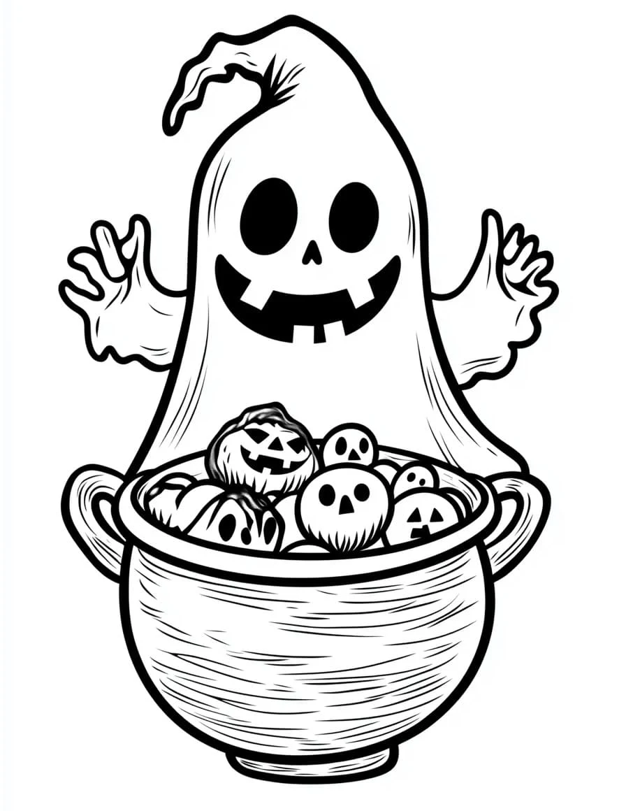 ハロウィンゴーストの無料ぬりえ #216218(祝日とお祝いコレクション) ハロウィンゴーストの無料ぬりえ #216218(祝日とお祝いコレクション)
