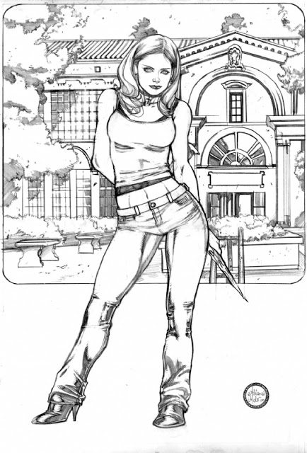 ぬりえページ: バフィー恋する十字架 (映画とテレビ番組) #153077 - 無料の印刷可能なぬりえページ