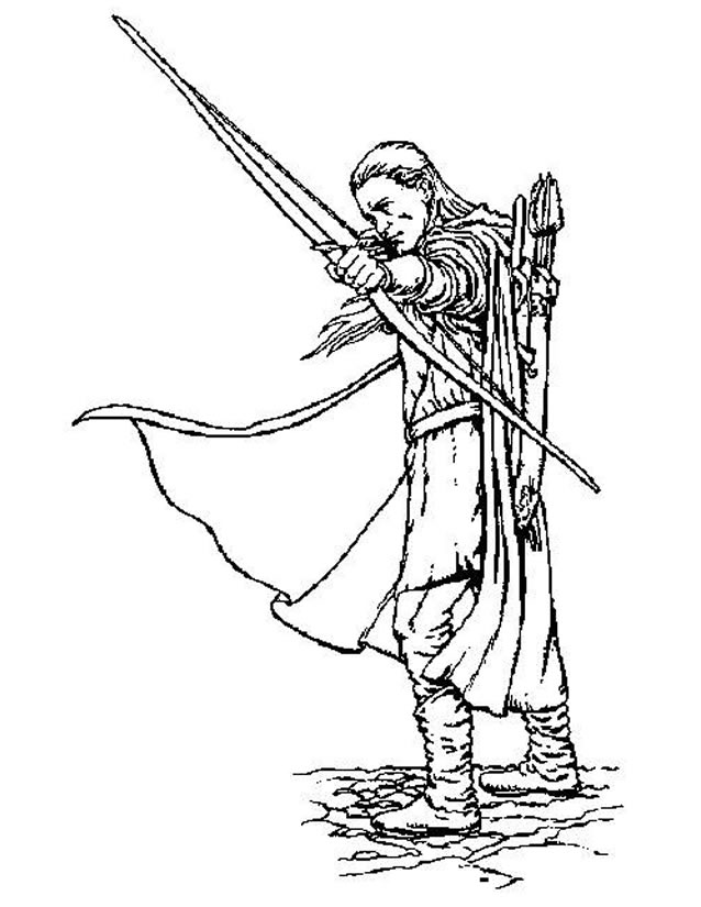 ぬりえページ: ロード・オブ・ザ・リング (映画とテレビ番組) #69915 - 無料の印刷可能なぬりえページ