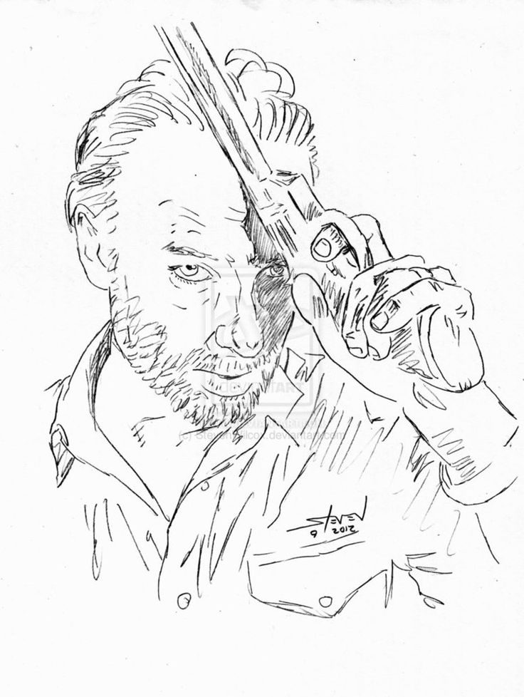 ぬりえページ: ウォーキング・デッド (映画とテレビ番組) #152056 - 無料の印刷可能なぬりえページ