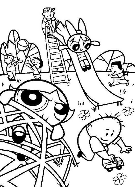 ぬりえページ: パワーパフガールズ (スーパーヒーローとスーパーヴィラン) #39526 - 無料の印刷可能なぬりえページ