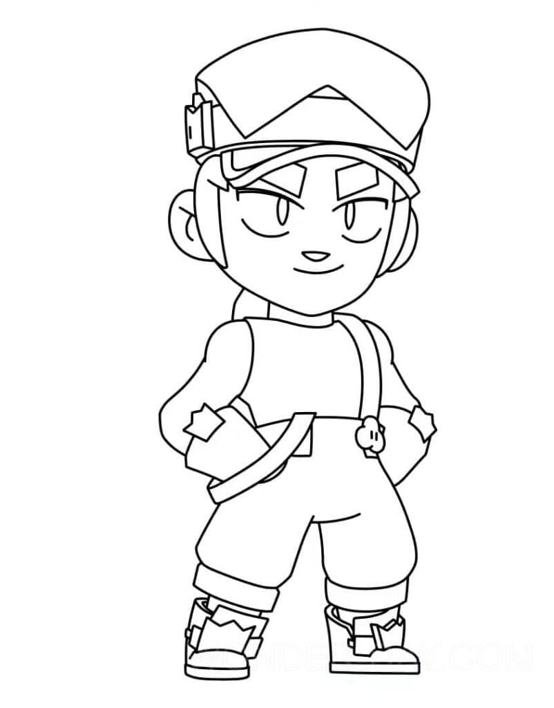 ぬりえページ: Brawl Stars (ビデオゲーム) #214762 - 無料の印刷可能なぬりえページ