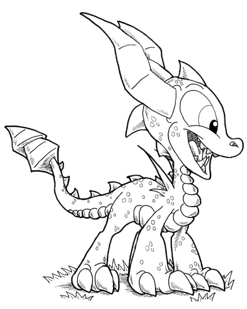 ぬりえページ: Spyro (ビデオゲーム) #205124 - 無料の印刷可能なぬりえページ