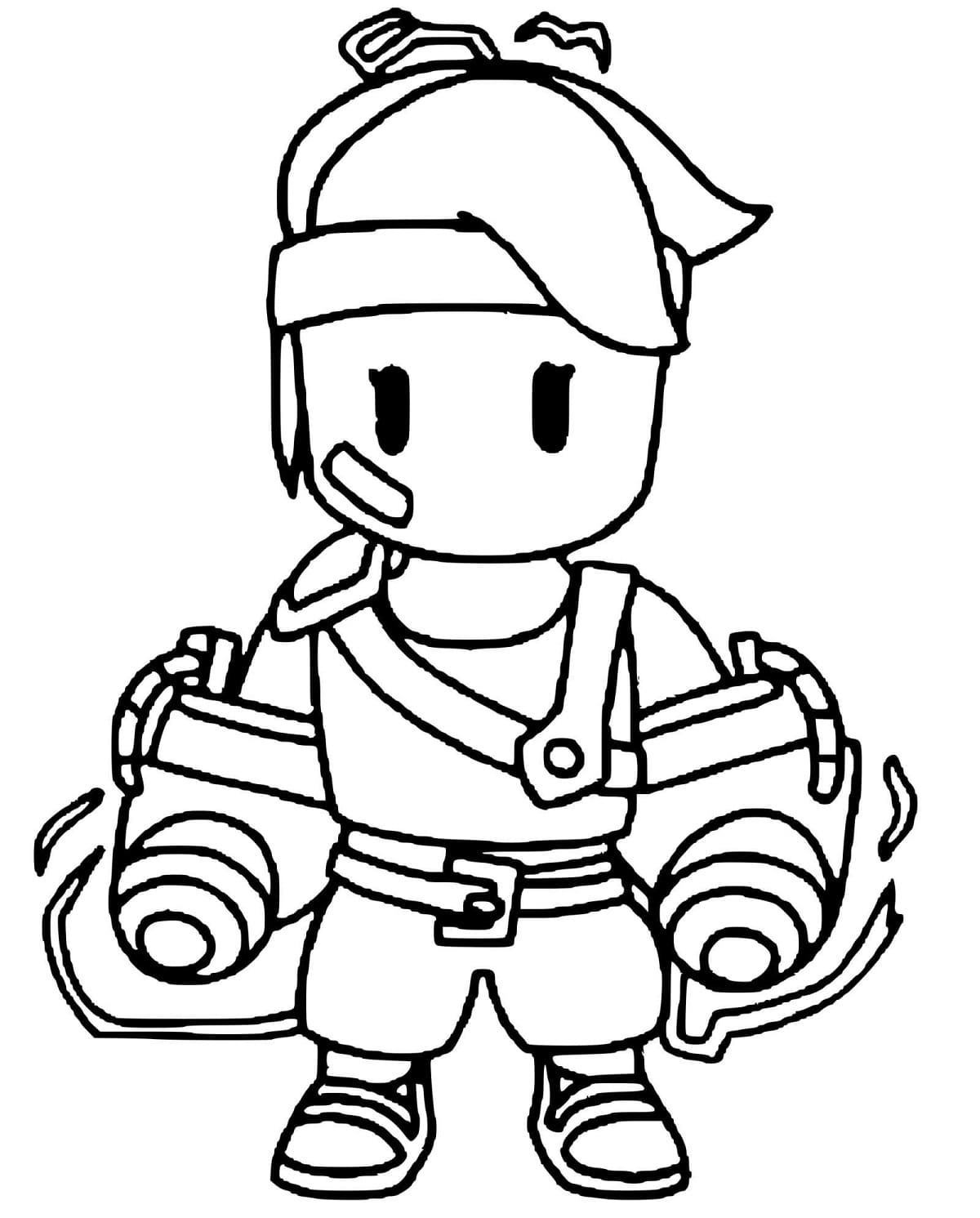 ぬりえページ: Stumble Guys (ビデオゲーム) #215575 - 無料の印刷可能なぬりえページ