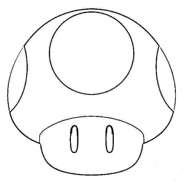 キノピオのきのこ のぬりえ
