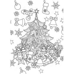 ぬりえページ: 大人のクリスマス (大人の塗り絵) #215651 - 無料の印刷可能なぬりえページ