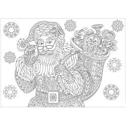 ぬりえページ: 大人のクリスマス (大人の塗り絵) #215657 - 無料の印刷可能なぬりえページ