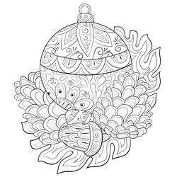 ぬりえページ: 大人のクリスマス (大人の塗り絵) #215662 - 無料の印刷可能なぬりえページ