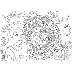 ぬりえページ: 大人のディズニー (大人の塗り絵) #200088 - 無料の印刷可能なぬりえページ