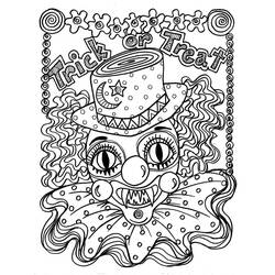 ぬりえページ: 大人のハロウィン (大人の塗り絵) #200248 - 無料の印刷可能なぬりえページ