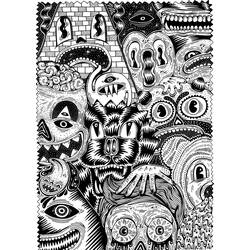 ぬりえページ: 大人のハロウィン (大人の塗り絵) #200282 - 無料の印刷可能なぬりえページ