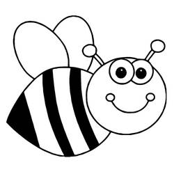 ぬりえページ: ミツバチ (動物) #184204 - 無料の印刷可能なぬりえページ
