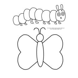 ぬりえページ: 毛虫 (動物) #18371 - 無料の印刷可能なぬりえページ