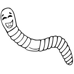 ぬりえページ: ミミズ (動物) #214604 - 無料の印刷可能なぬりえページ