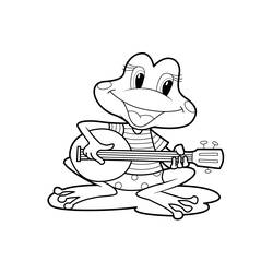 ぬりえページ: カエル (動物) #7580 - 無料の印刷可能なぬりえページ