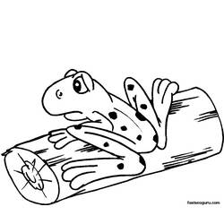 ぬりえページ: カエル (動物) #7658 - 無料の印刷可能なぬりえページ