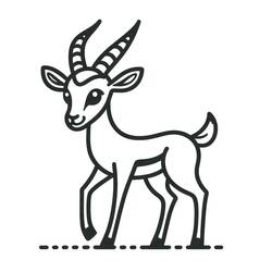 ぬりえページ: ガゼル (動物) #219886 - 無料の印刷可能なぬりえページ