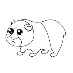 ぬりえページ: モルモット (動物) #211131 - 無料の印刷可能なぬりえページ