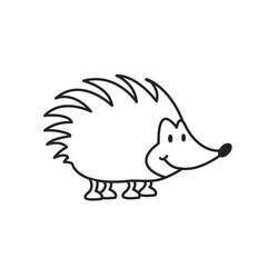 ぬりえページ: ハリネズミ (動物) #8299 - 無料の印刷可能なぬりえページ