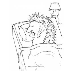 ぬりえページ: ハリネズミ (動物) #8385 - 無料の印刷可能なぬりえページ