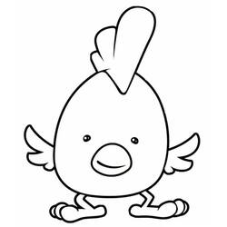 ぬりえページ: 雌鶏とひよこ (動物) #193181 - 無料の印刷可能なぬりえページ