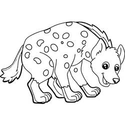 ぬりえページ: ハイエナ (動物) #186930 - 無料の印刷可能なぬりえページ