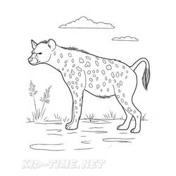 ぬりえページ: ハイエナ (動物) #186932 - 無料の印刷可能なぬりえページ