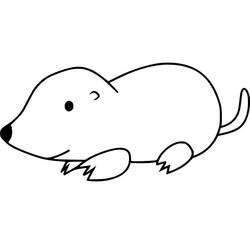 ぬりえページ: モグラ (動物) #210770 - 無料の印刷可能なぬりえページ