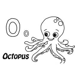 ぬりえページ: タコ (動物) #18919 - 無料の印刷可能なぬりえページ