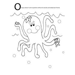 ぬりえページ: タコ (動物) #18927 - 無料の印刷可能なぬりえページ