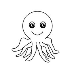 ぬりえページ: タコ (動物) #18930 - 無料の印刷可能なぬりえページ